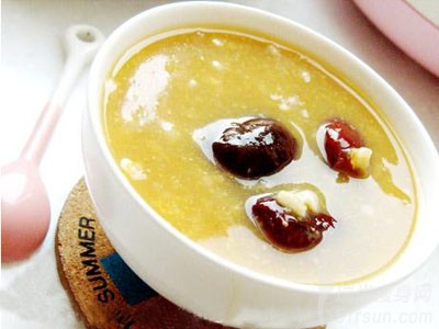 豆枣玉米粥