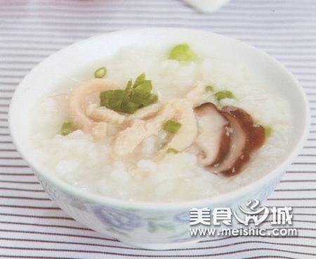 冬菇鸡肉粥