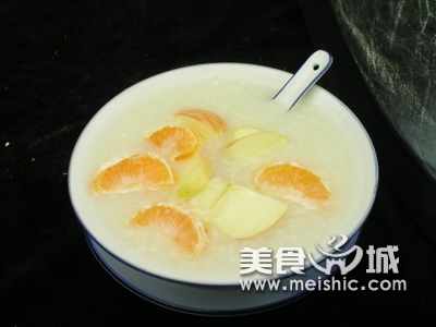 橘子苹果粥的做法