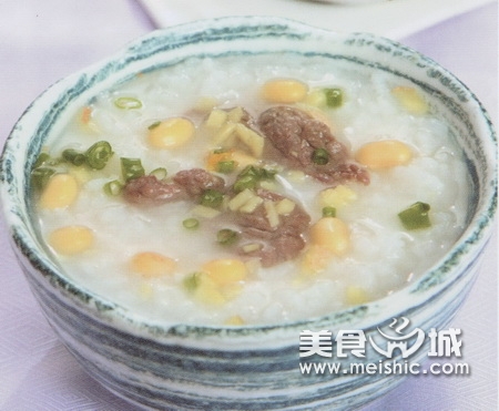 牛肉黄豆大米粥