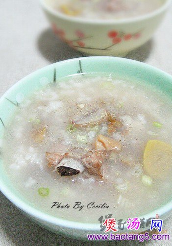 排骨栗子粥