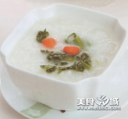 小白菜萝卜粥