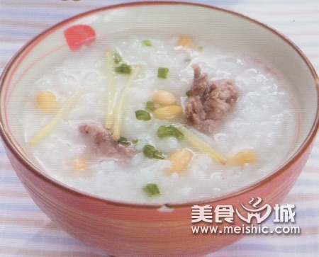 猪骨黄豆粥