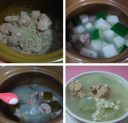 冬瓜薏米煲排骨
