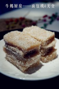 如何制作椰蓉红糖糕