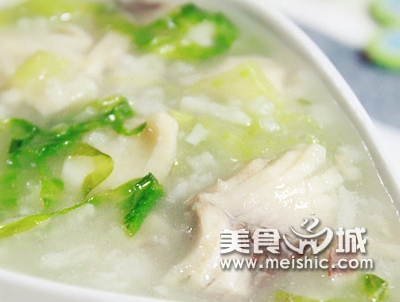 生菜鱼片粥