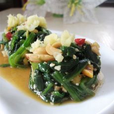姜汁菠菜墩的做法 姜汁菠菜墩的做法