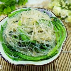 蚝油菠菜粉丝的做法 蚝油菠菜粉丝的做法
