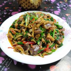 韭菜炒鸡杂的做法 韭菜炒鸡杂的做法