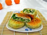 韭菜鸡蛋发面小饼的做法
