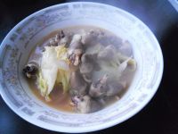 鸡心烩白菜的做法