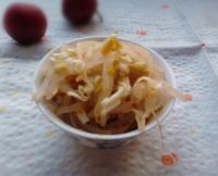 豆芽拌白菜心的做法