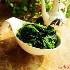 温拌菠菜的做法