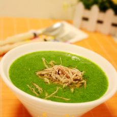 菠菜鸭丝羹的做法 菠菜鸭丝羹的做法