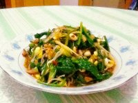 菠菜拌豆芽的做法