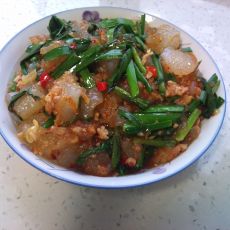 韭菜炒凉粉的做法 韭菜炒凉粉的做法