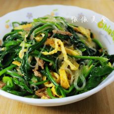 三丝拌菠菜的做法 三丝拌菠菜的做法