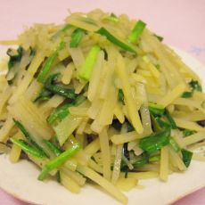 韭菜炒土豆丝的做法 韭菜炒土豆丝的做法