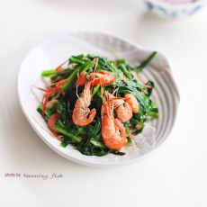 河虾炒韭菜的做法