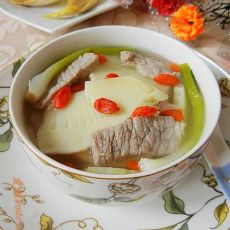 咸肉片煲春笋的做法 咸肉片煲春笋的做法