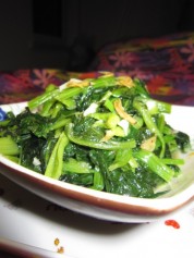 虾皮炒菠菜的做法