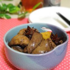 鸡肝煮八角的做法 鸡肝煮八角的做法