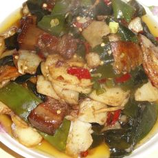 土豆片炒海带的做法