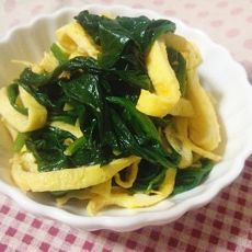 鸡蛋拌菠菜的做法 鸡蛋拌菠菜的做法