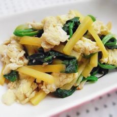 菠菜胡萝卜炒鸡蛋的做法 菠菜胡萝卜炒鸡蛋的做法