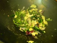 菠菜炒蛋的做法