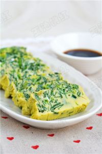 蘸汁菠菜糕的做法