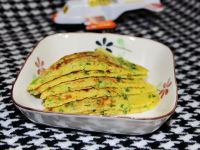 韭菜鸡蛋饼的做法