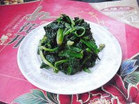香醋菠菜的做法