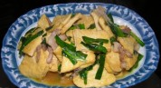 韭菜炒豆腐的做法