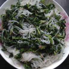 芥末菠菜拌粉丝的做法 芥末菠菜拌粉丝的做法