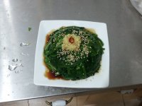 姜汁菠菜的做法