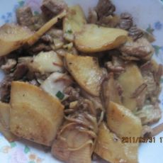 春笋炒肉片的做法