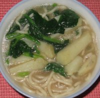 土豆热汤面的做法