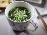菠菜汤面条的做法