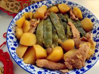 家常炖豆角的做法