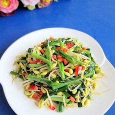 蚝油韭菜炒黄豆芽的做法
