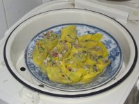 韭香肉末蛋卷的做法