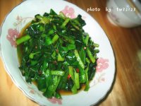 炝韭菜的做法