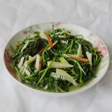 春笋炒枸杞头的做法 春笋炒枸杞头的做法