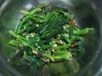 陈醋菠菜的做法