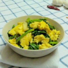 菠菜炒鸡蛋的做法 菠菜炒鸡蛋的做法