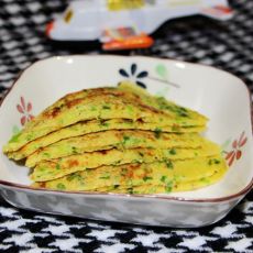 韭菜鸡蛋饼的做法