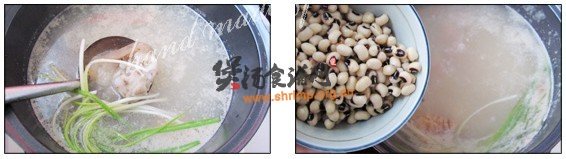 猪手眉豆汤的做法