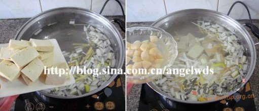 干贝豆腐汤的做法