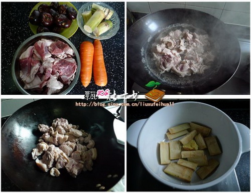 竹蔗马蹄羊肉煲的做法